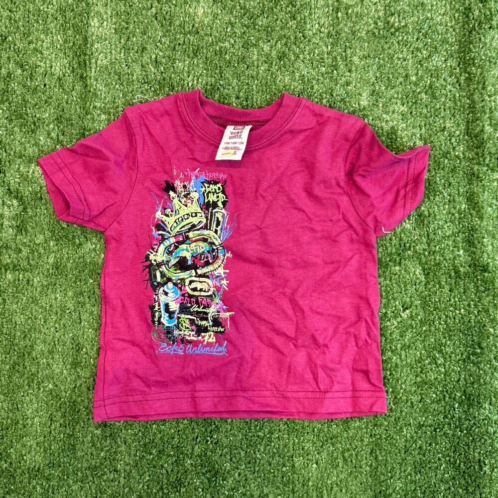 Kids Pink Ecko Unltd. streetwear tee
